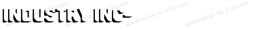 Industry Inc字体转换
